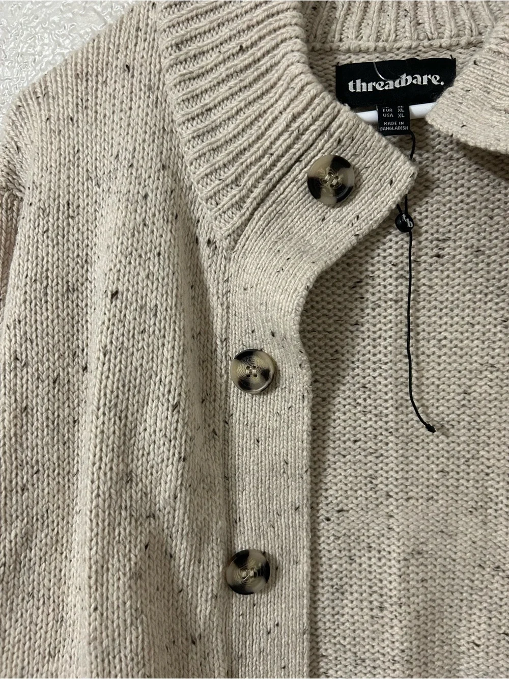 ASOS Taupe Button-Up Knit Cardigan for Men